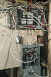 electrical panel before